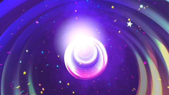 Cartoon Space Tunnel - Download 21528777 Videohive