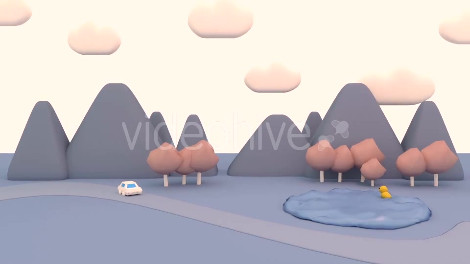 Cartoon Summer Road Trip Vacation Animation Videohive 15327312 Motion Graphics Image 4