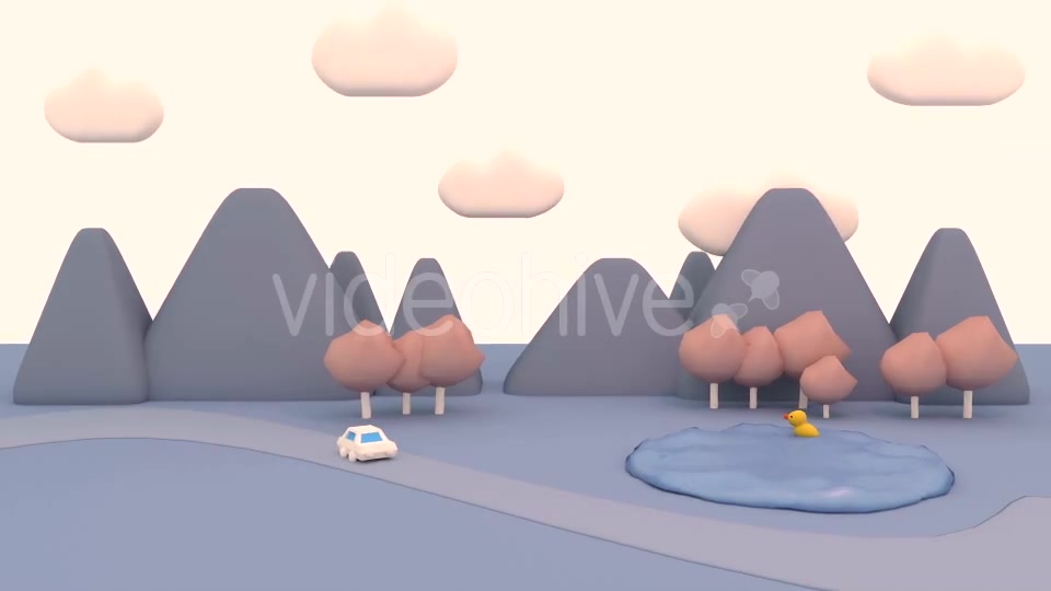 Cartoon Summer Road Trip Vacation Animation Videohive 15327312 Motion Graphics Image 5