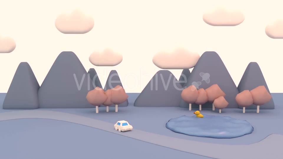 Cartoon Summer Road Trip Vacation Animation Videohive 15327312 Motion Graphics Image 6