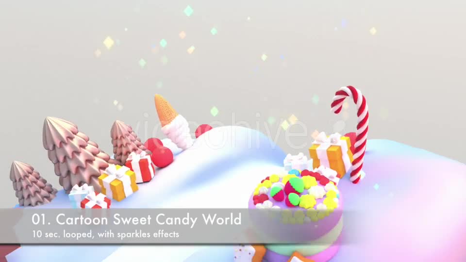 Cartoon Sweet Candy World 2 Videohive 20046409 Motion Graphics Image 1