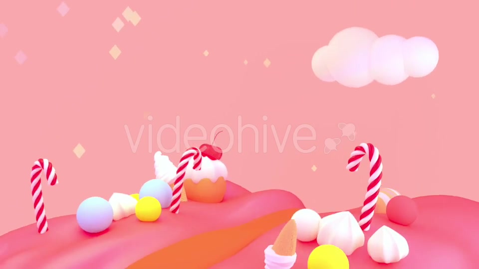 Cartoon Sweet Candy World Videohive 19971404 Motion Graphics Image 3
