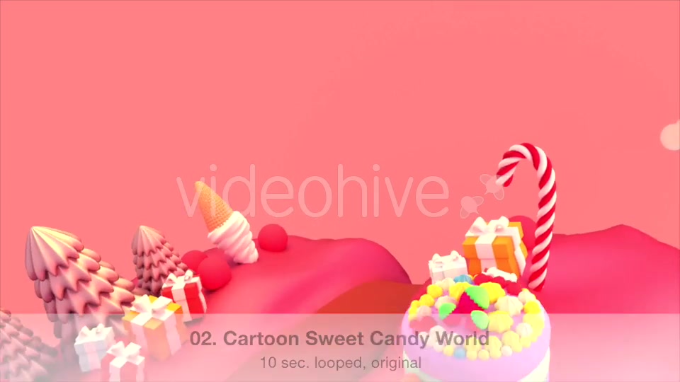 Cartoon Sweet Candy World Videohive 19971404 Motion Graphics Image 6