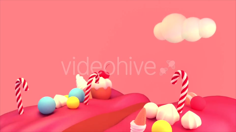 Cartoon Sweet Candy World Videohive 19971404 Motion Graphics Image 8