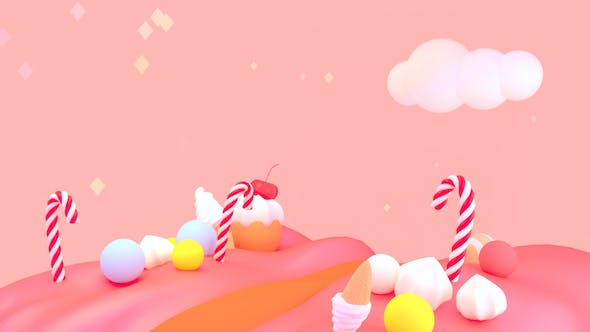 Cartoon Sweet Candy World - Videohive 19971404 Download
