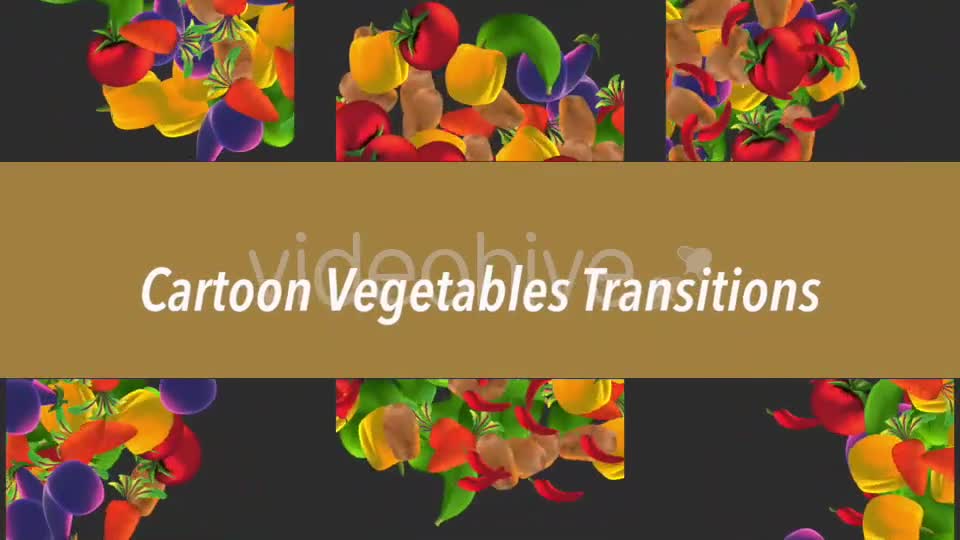 Cartoon Vegetables Transitions Videohive 19793695 Motion Graphics Image 1