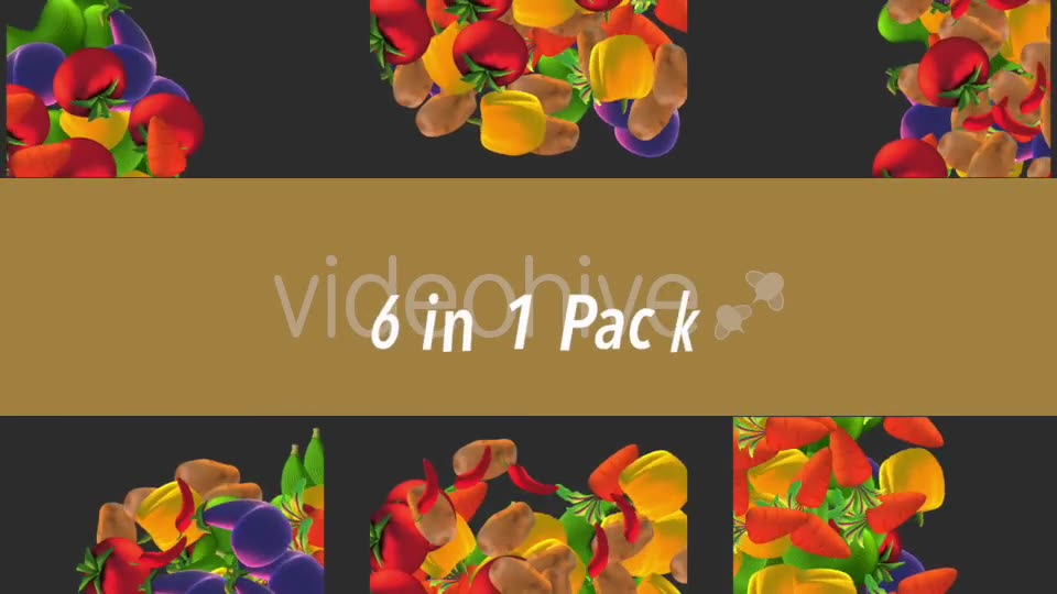 Cartoon Vegetables Transitions Videohive 19793695 Motion Graphics Image 2