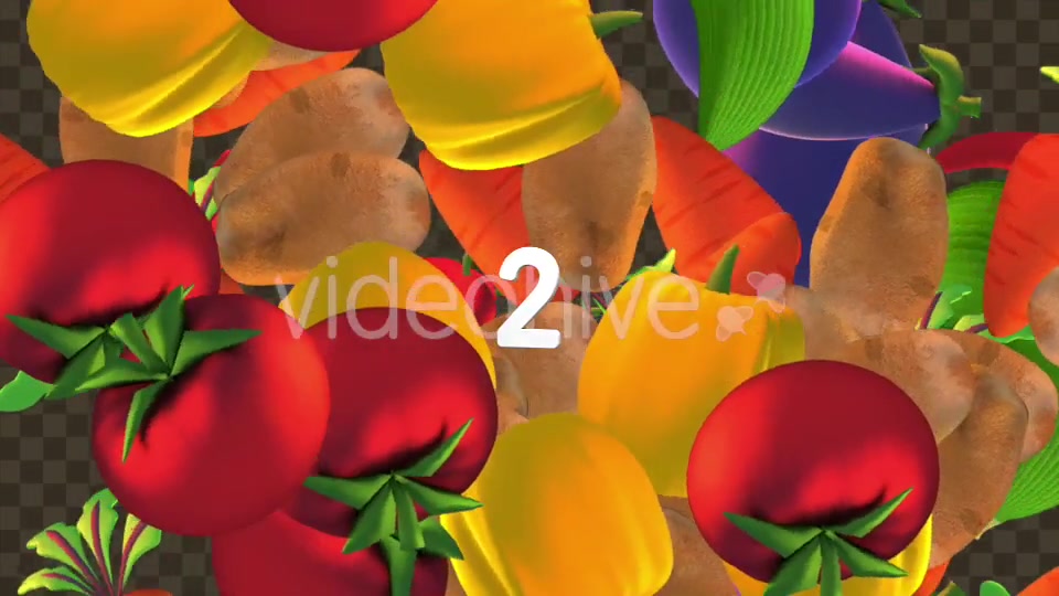 Cartoon Vegetables Transitions Videohive 19793695 Motion Graphics Image 6