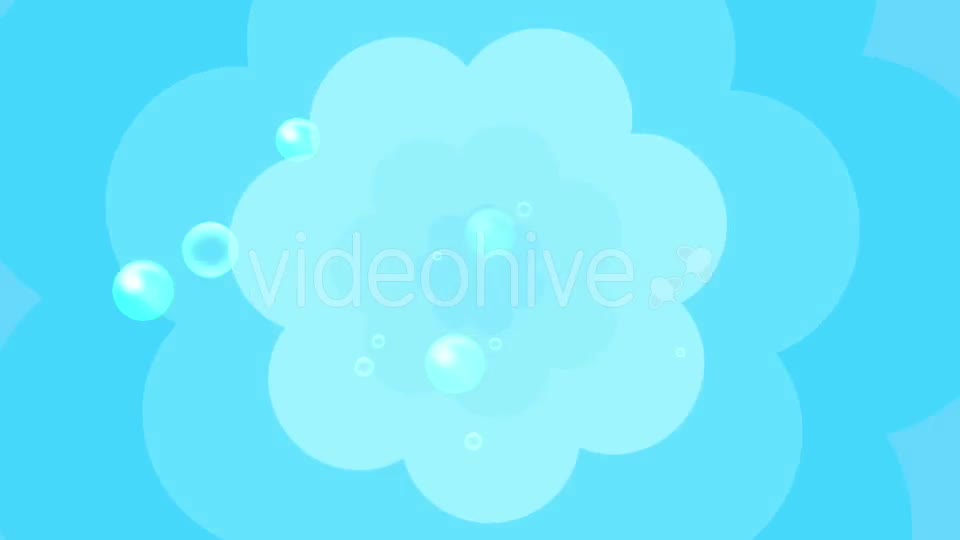 Cartoon Water Bubbles Background Videohive 19829865 Motion Graphics Image 1