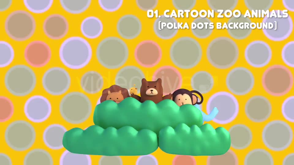 Cartoon Zoo Animals Pack Videohive 20625019 Motion Graphics Image 1
