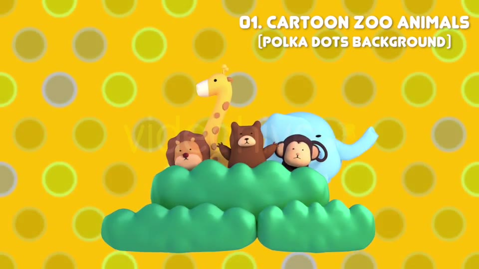 Cartoon Zoo Animals Pack Videohive 20625019 Motion Graphics Image 2