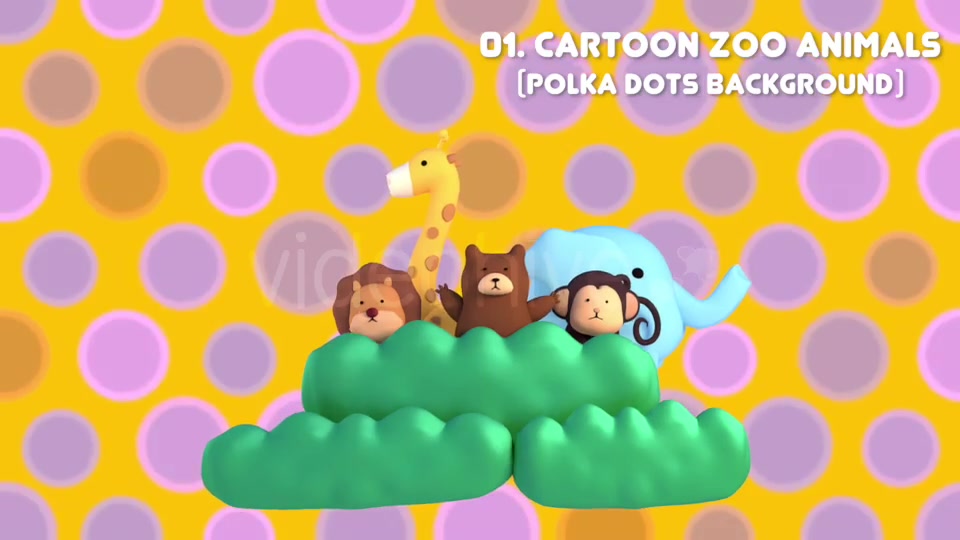 Cartoon Zoo Animals Pack Videohive 20625019 Motion Graphics Image 3