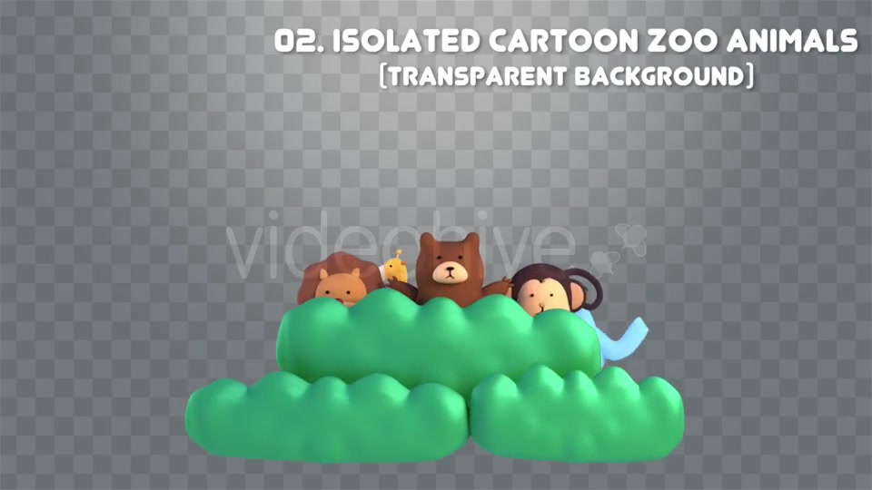 Cartoon Zoo Animals Pack Videohive 20625019 Motion Graphics Image 4