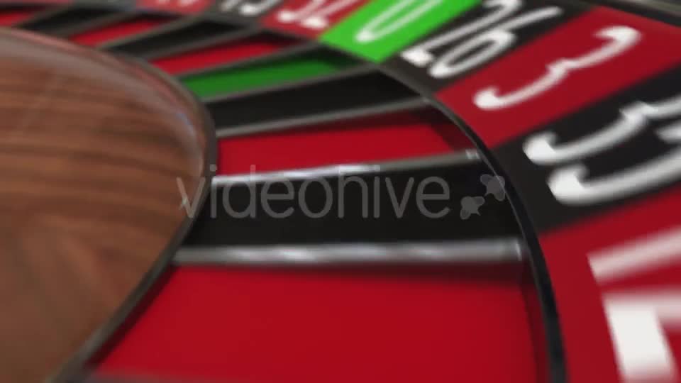 Casino Roulette Wheel Ball Hits 1 One Red Videohive 21123181 Motion Graphics Image 1