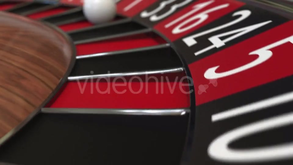 Casino Roulette Wheel Ball Hits 1 One Red Videohive 21123181 Motion Graphics Image 3