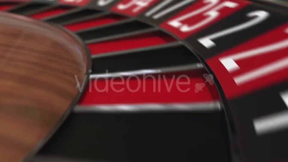 Casino Roulette Wheel Ball Hits 7 Seven Red Videohive 21123228 Motion Graphics Image 1