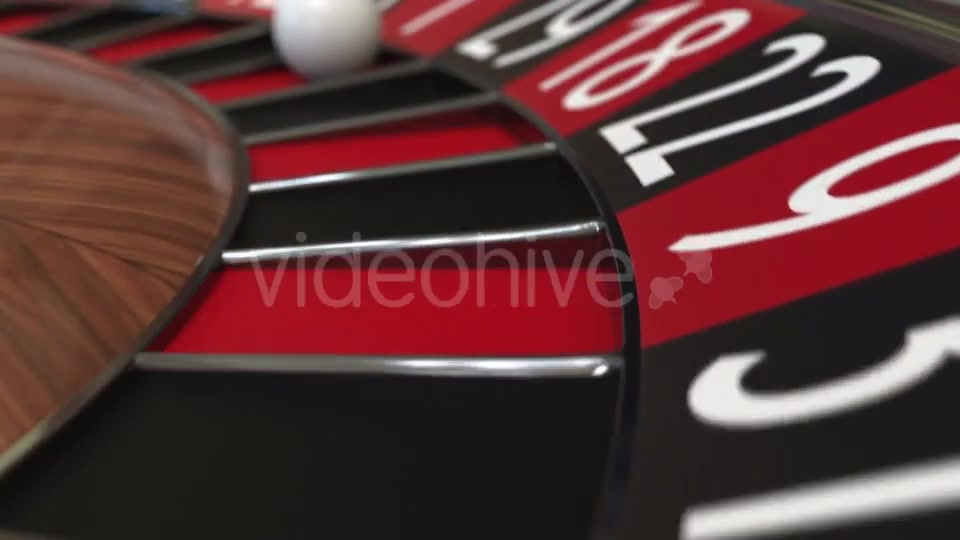 Casino Roulette Wheel Ball Hits 7 Seven Red Videohive 21123228 Motion Graphics Image 3