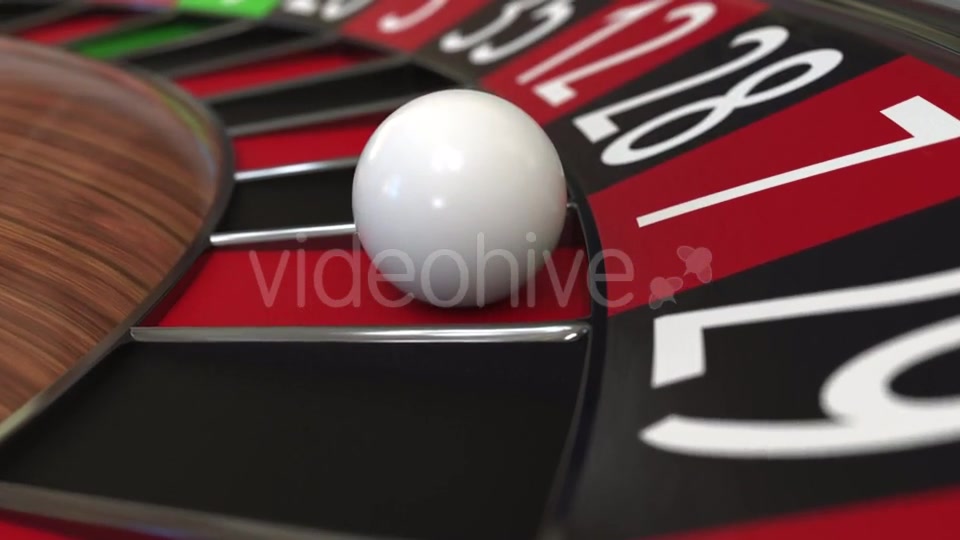 Casino Roulette Wheel Ball Hits 7 Seven Red Videohive 21123228 Motion Graphics Image 5