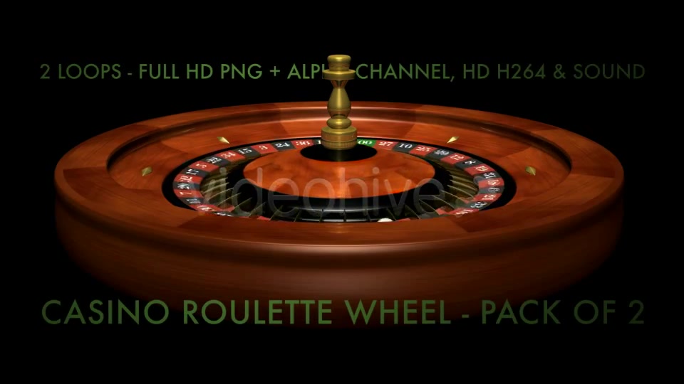 Casino Roulette Wheel Pack Of 2 Loops Videohive 5107320 Motion Graphics Image 3