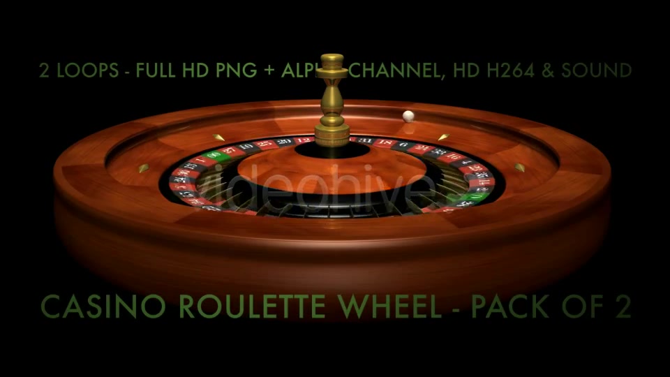 Casino Roulette Wheel Pack Of 2 Loops Videohive 5107320 Motion Graphics Image 4