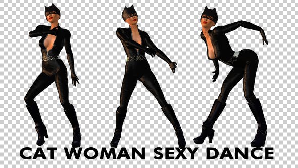 Cat Woman Sexy Dance - Videohive Download 19526123