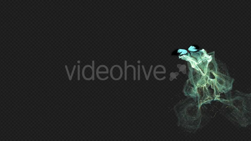 Cayn Butterfly Gorgeous Particle Light Trailing Flying V2 HD Videohive 19522145 Motion Graphics Image 1