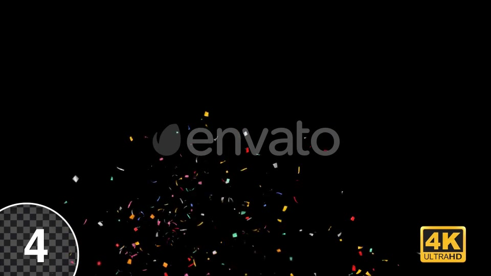 Celebration 4K Confetti Explosions Videohive 24130782 Motion Graphics Image 10