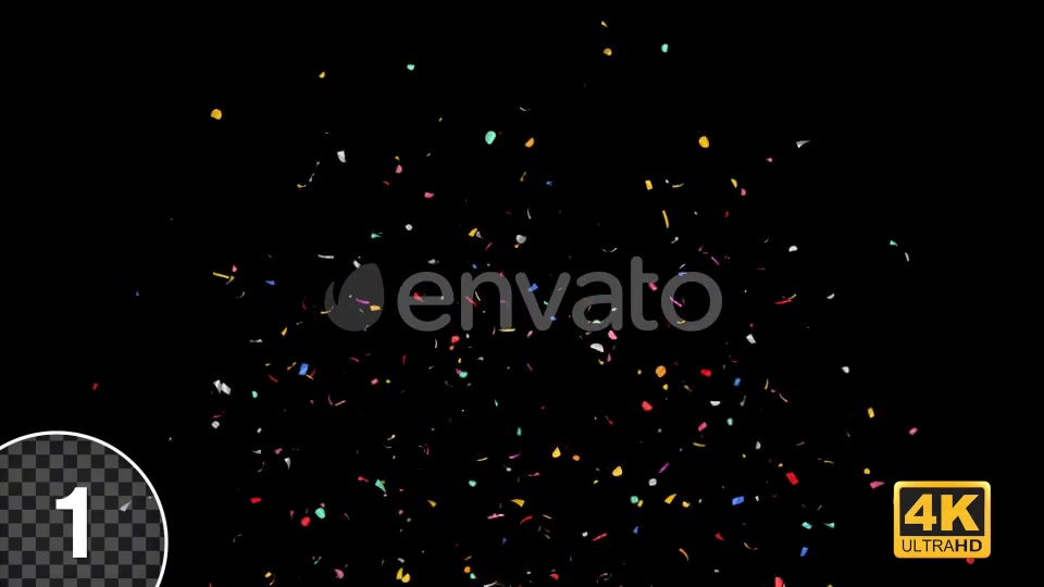 Celebration 4K Confetti Explosions Videohive 24130782 Motion Graphics Image 3