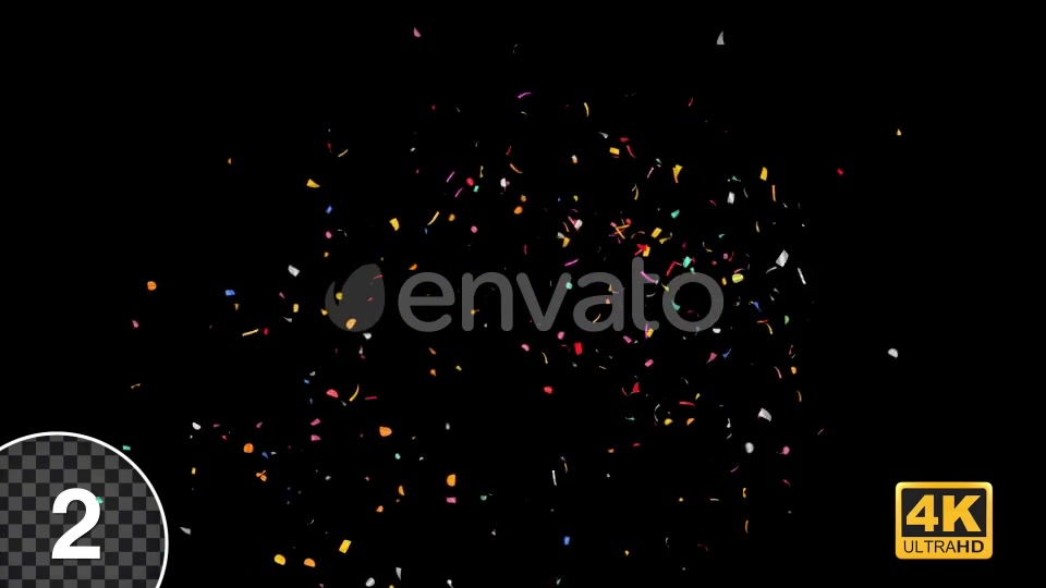 Celebration 4K Confetti Explosions Videohive 24130782 Motion Graphics Image 5