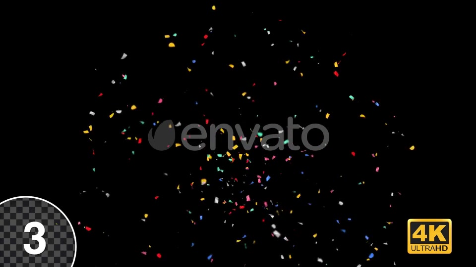 Celebration 4K Confetti Explosions Videohive 24130782 Motion Graphics Image 7
