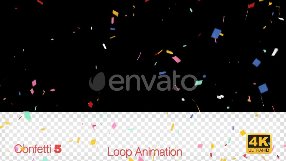 Celebration 4K Confetti Pack Videohive 24310880 Motion Graphics Image 4