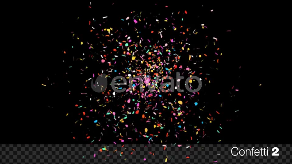 Celebration Confetti Alpha Channel Videohive 25581188 Motion Graphics Image 3