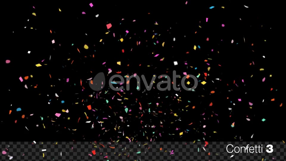 Celebration Confetti Alpha Channel Videohive 25581188 Motion Graphics Image 6