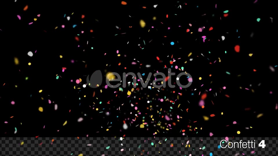 Celebration Confetti Alpha Channel Videohive 25581188 Motion Graphics Image 8