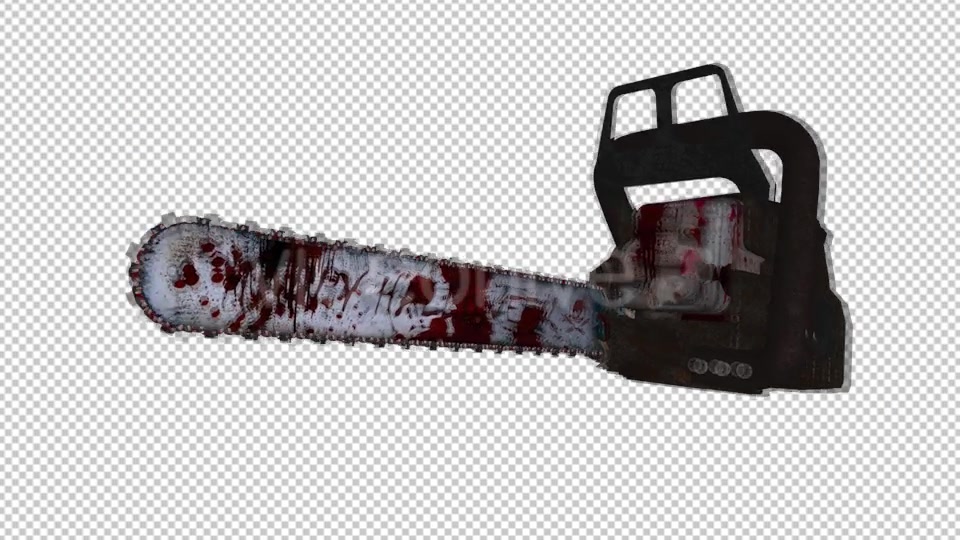 Chainsaw Attack Happy Halloween Videohive 12989562 Motion Graphics Image 8