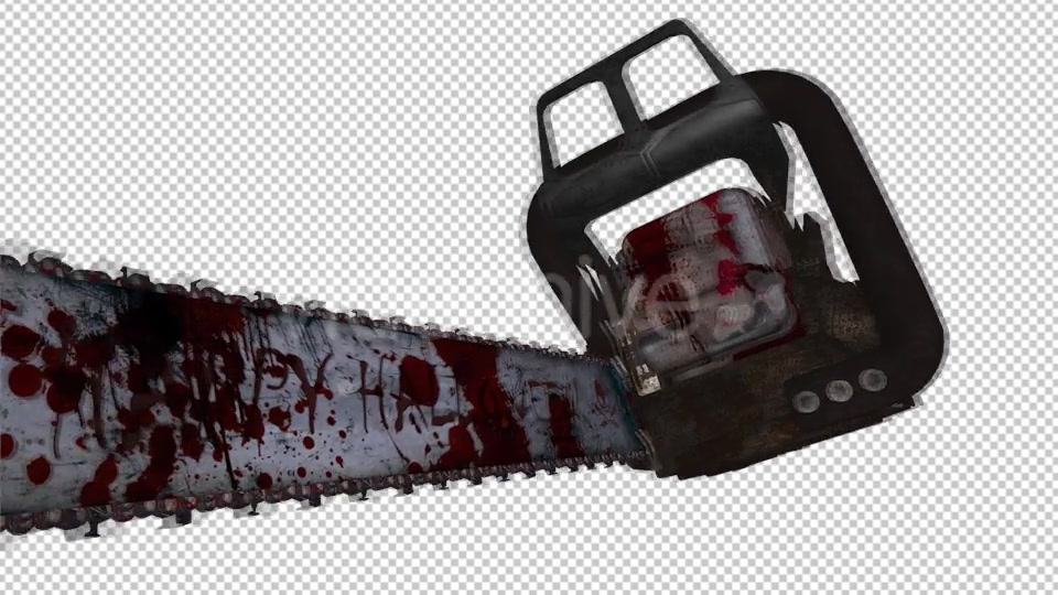 Chainsaw Attack Happy Halloween Videohive 12989562 Motion Graphics Image 9