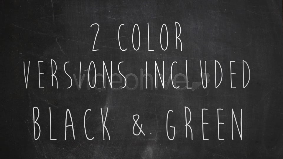 Chalkboard (2 Pack) Green & Black Videohive 8171739 Motion Graphics Image 3