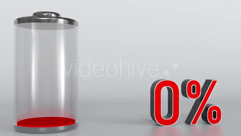 Charging Battery Videohive 21206927 Motion Graphics Image 1