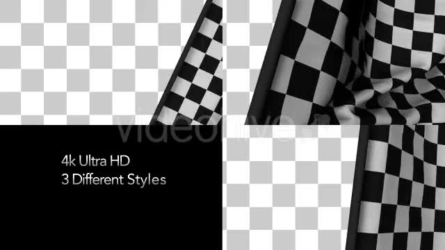 Checkered Flag Racing Transition 4K Videohive 19882442 Motion Graphics Image 1