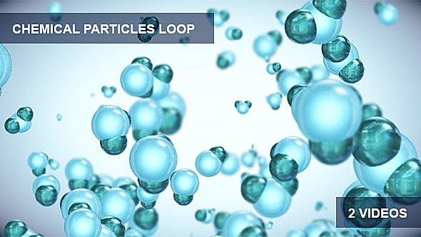 Chemical Molecule Particles Loop Pack - Videohive Download 19509600