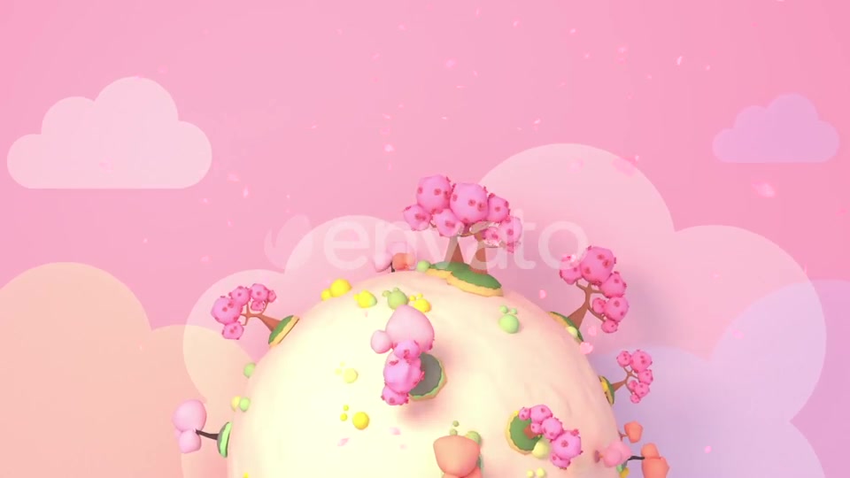 Cherry Blossom World Videohive 21627133 Motion Graphics Image 5