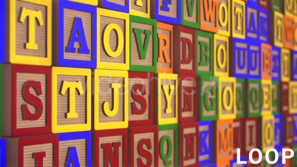 Childrens Alphabet Blocks Videohive 15021263 Motion Graphics Image 3