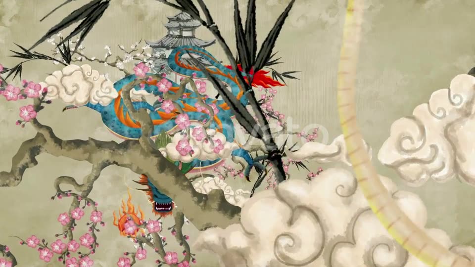 Chinese Dragon Painting 01 Videohive 22745014 Motion Graphics Image 2