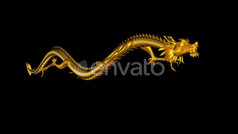 Chinese Dragon Side Angle Loop Videohive 22571728 Motion Graphics Image 10