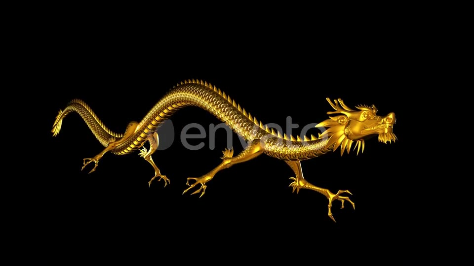 Chinese Dragon Side Angle Loop Videohive 22571728 Motion Graphics Image 11