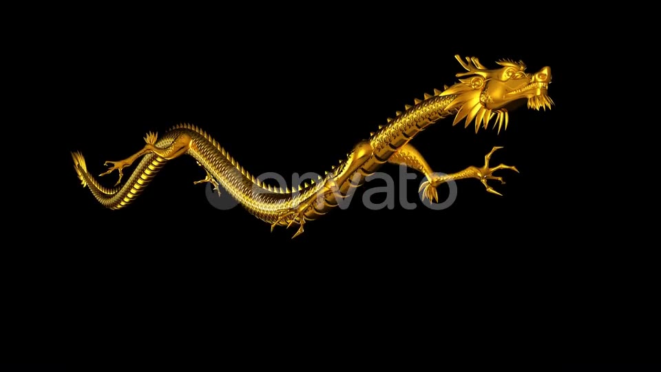 Chinese Dragon Side Angle Loop Videohive 22571728 Motion Graphics Image 12