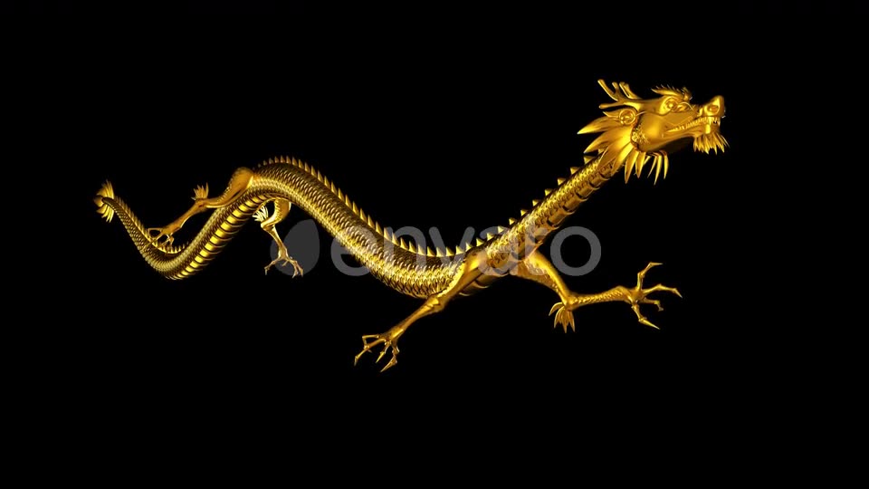 Chinese Dragon Side Angle Loop Videohive 22571728 Motion Graphics Image 2