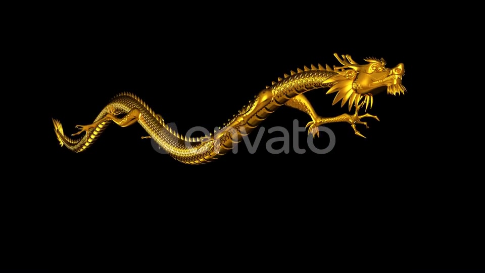 Chinese Dragon Side Angle Loop Videohive 22571728 Motion Graphics Image 5