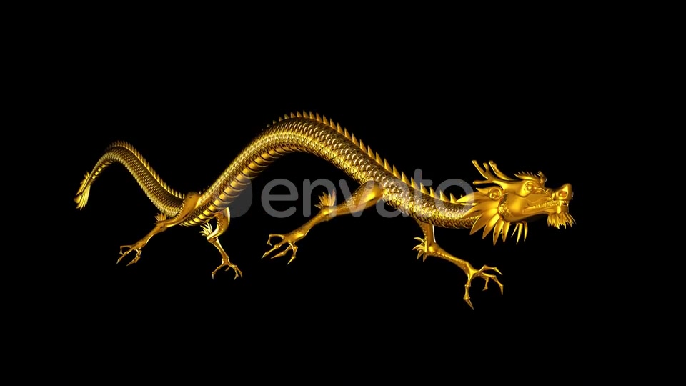 Chinese Dragon Side Angle Loop Videohive 22571728 Motion Graphics Image 6
