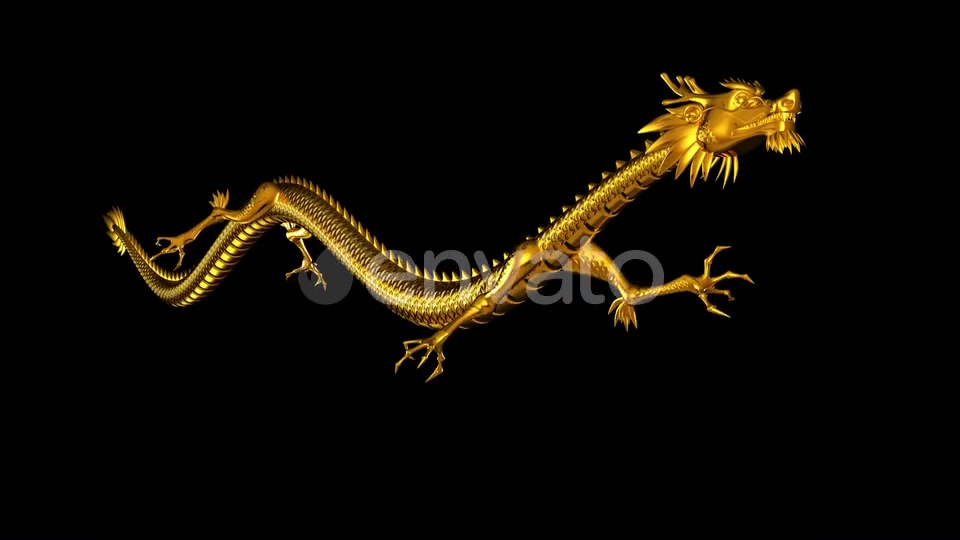 Chinese Dragon Side Angle Loop Videohive 22571728 Motion Graphics Image 7